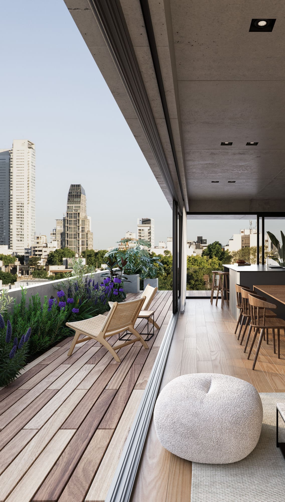 Patio interno del edificio